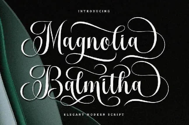 Magnolia Balmitha font