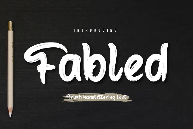 Fabledpersonal font