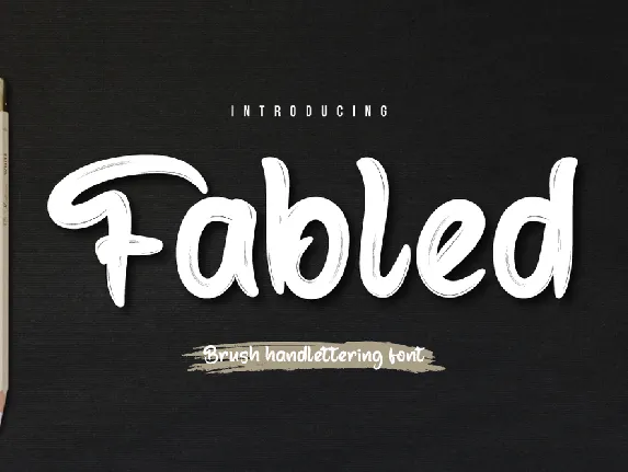 Fabledpersonal font