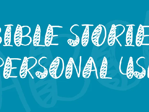 Bible Stories Personal Use font