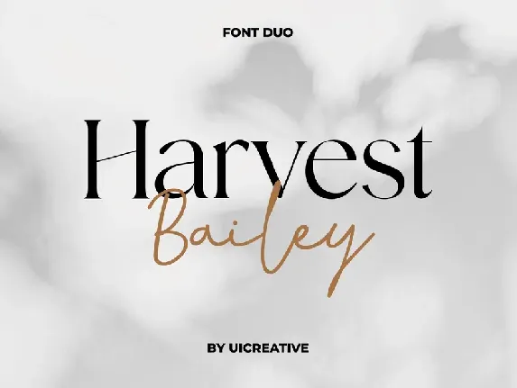 Harvest Bailey font