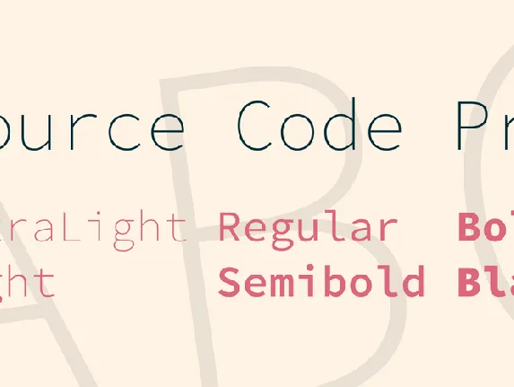 Source Code Pro font