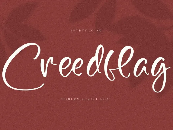 Creedflag font