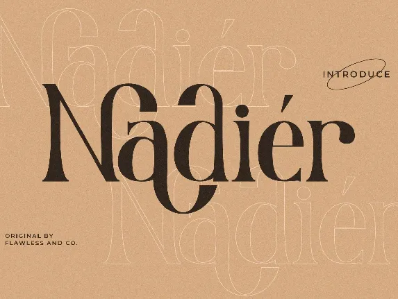 Nadier font