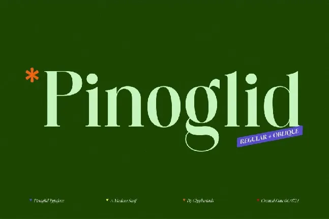 Pinoglid font