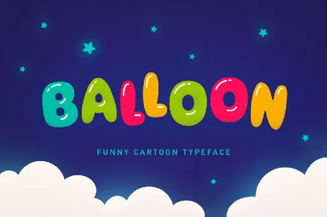 Balloon font