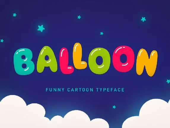 Balloon font