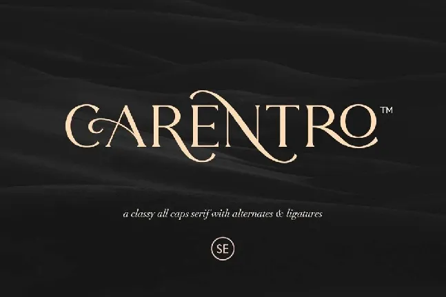 Carentro font