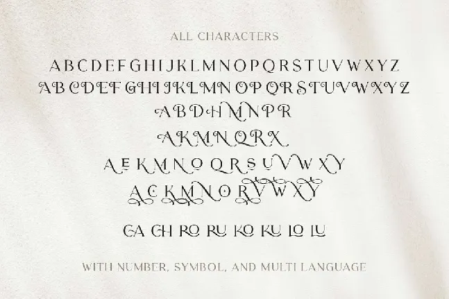 Carentro font