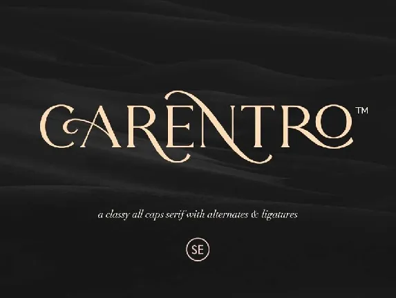 Carentro font