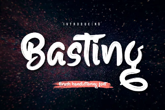 Bastingpersonal font