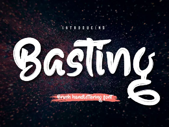 Bastingpersonal font