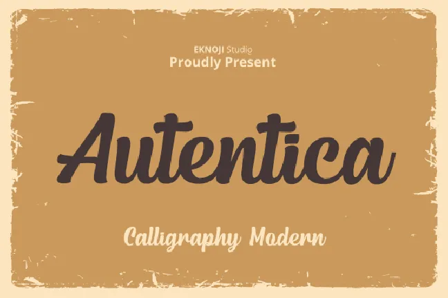 Autentica font