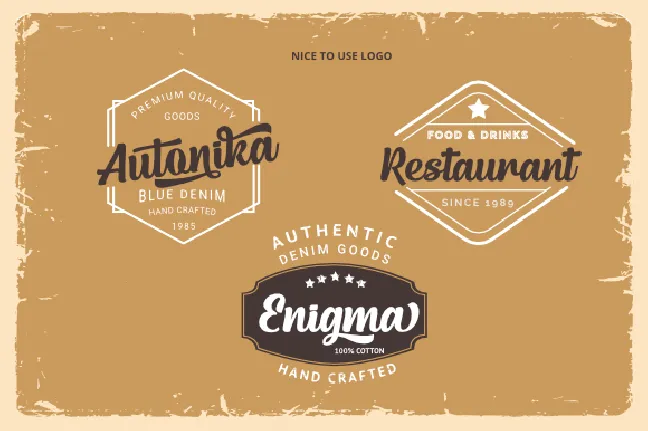 Autentica font