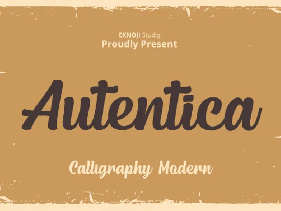 Autentica font