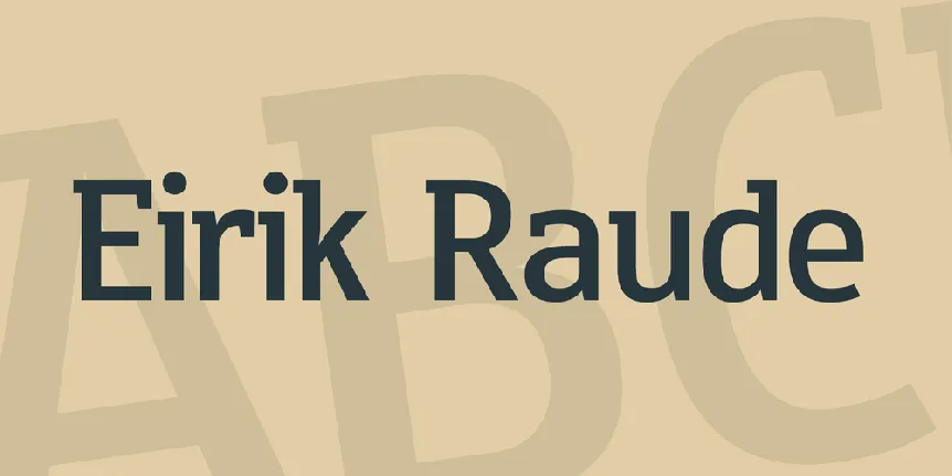 Eirik Raude font