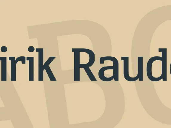 Eirik Raude font