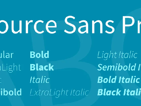 Source Sans Pro font