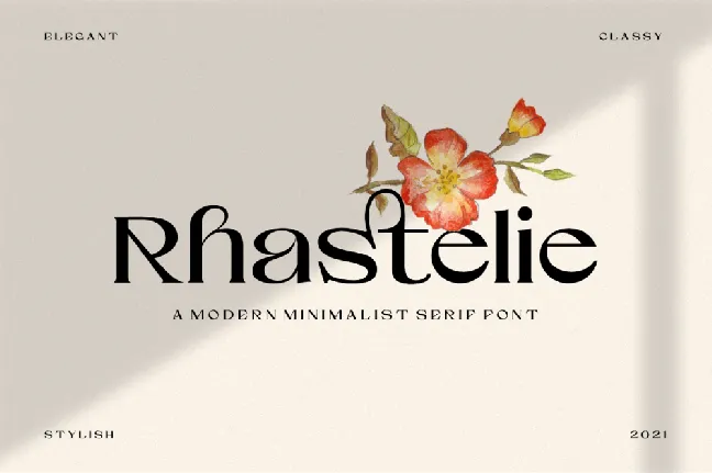 Rhastelie font