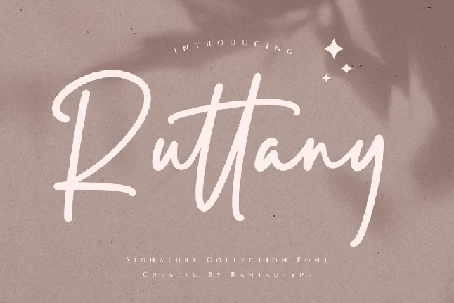 Ruttany font