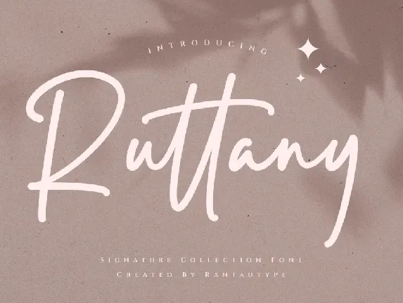 Ruttany font