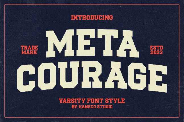 Meta Courage font