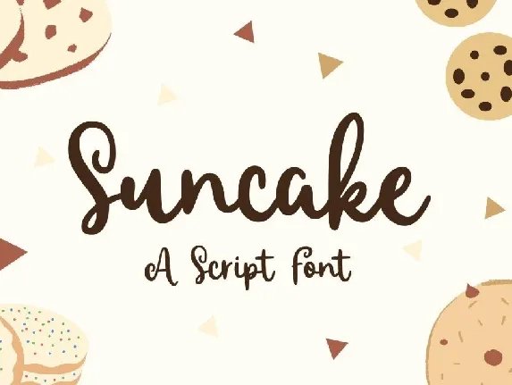 Suncake font