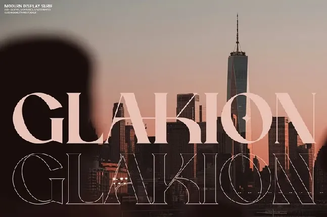 Glakion font