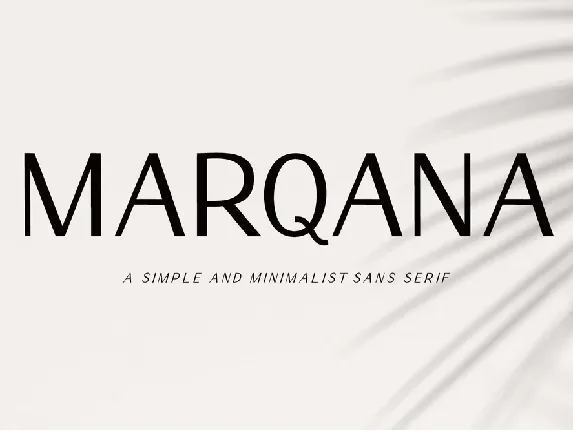 Marqana font