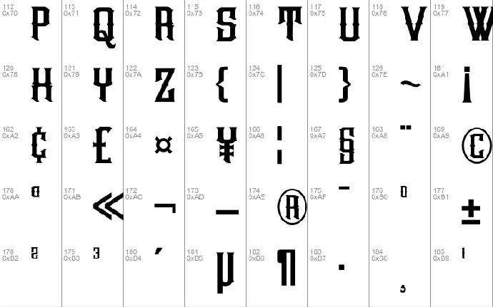 Wazintte font