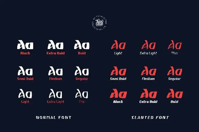 Atiku personal use font