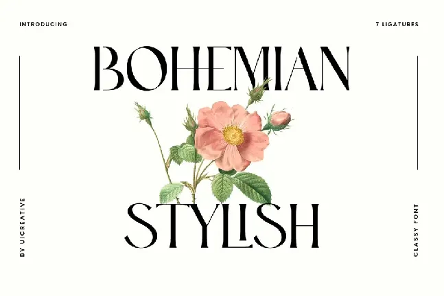 BohemianStylish font