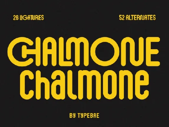 Chalmone font