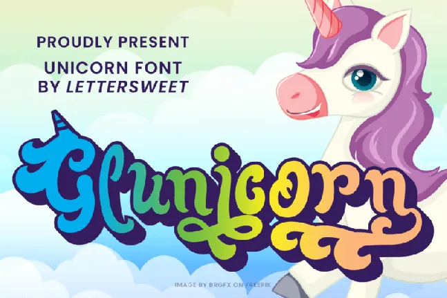 Glunicorn font