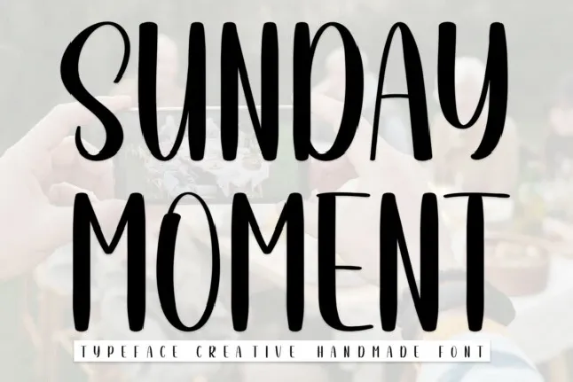 Sunday Moment Script font