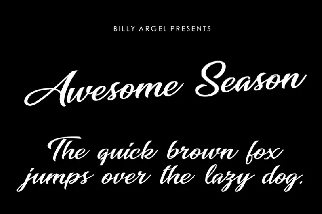 Awesome Season font