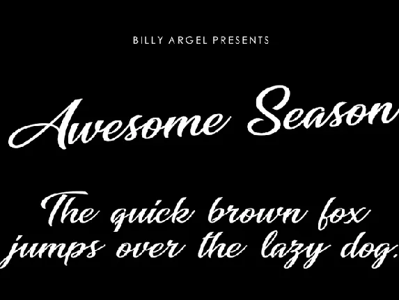 Awesome Season font