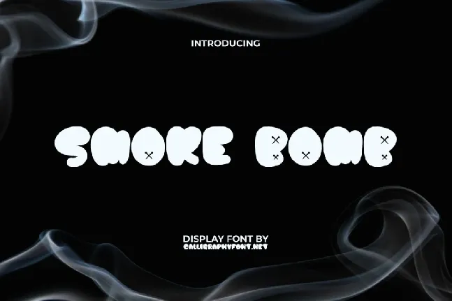 Smoke Bomb Demo font