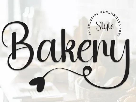 Bakery Script Typeface font