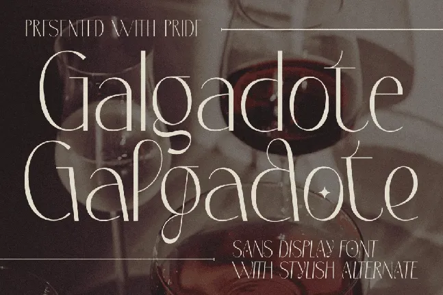 Galgadote font