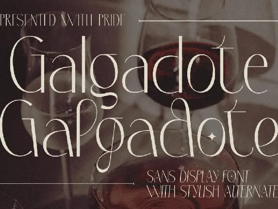 Galgadote font