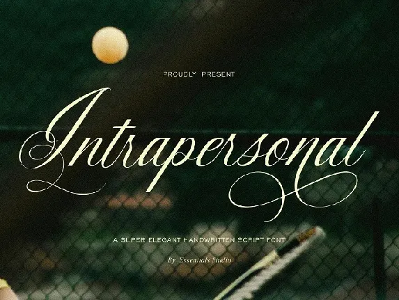 Intrapersonal font