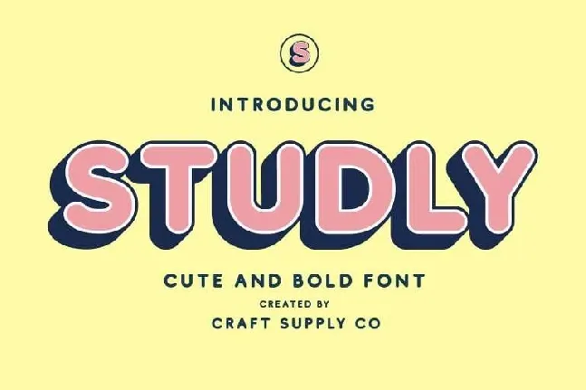 Studly font