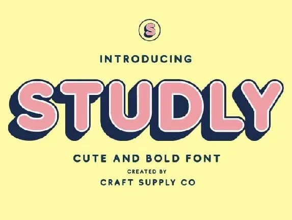 Studly font