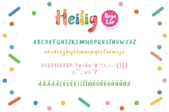 Heilig font