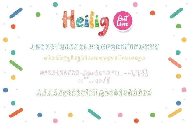 Heilig font