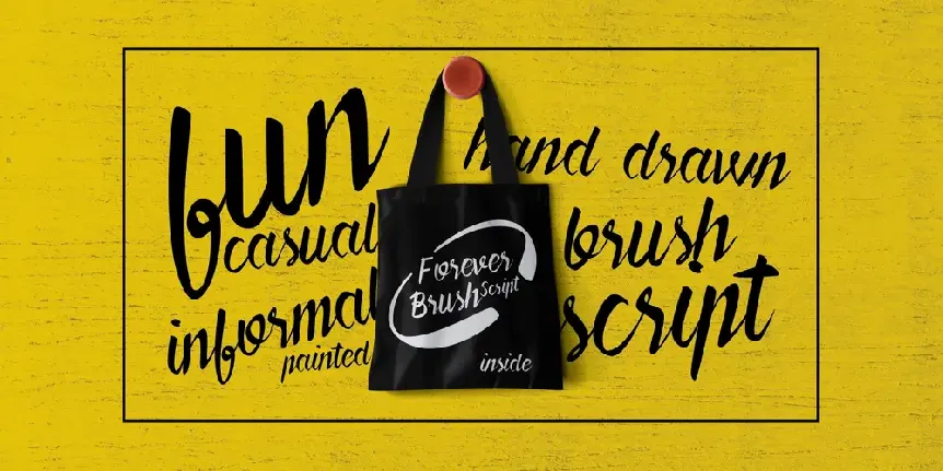 Forever Brush Script font