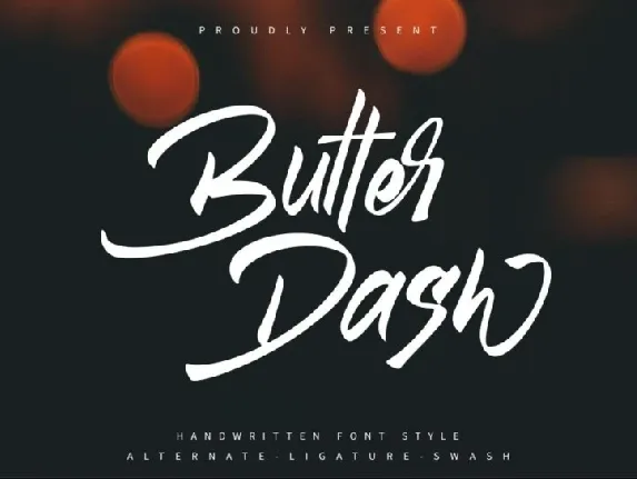 Butter Dash font