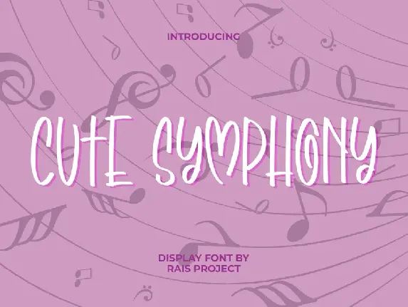 Cute Symphony font