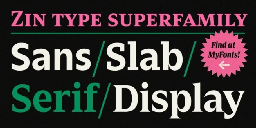 Zin Serif Demo font